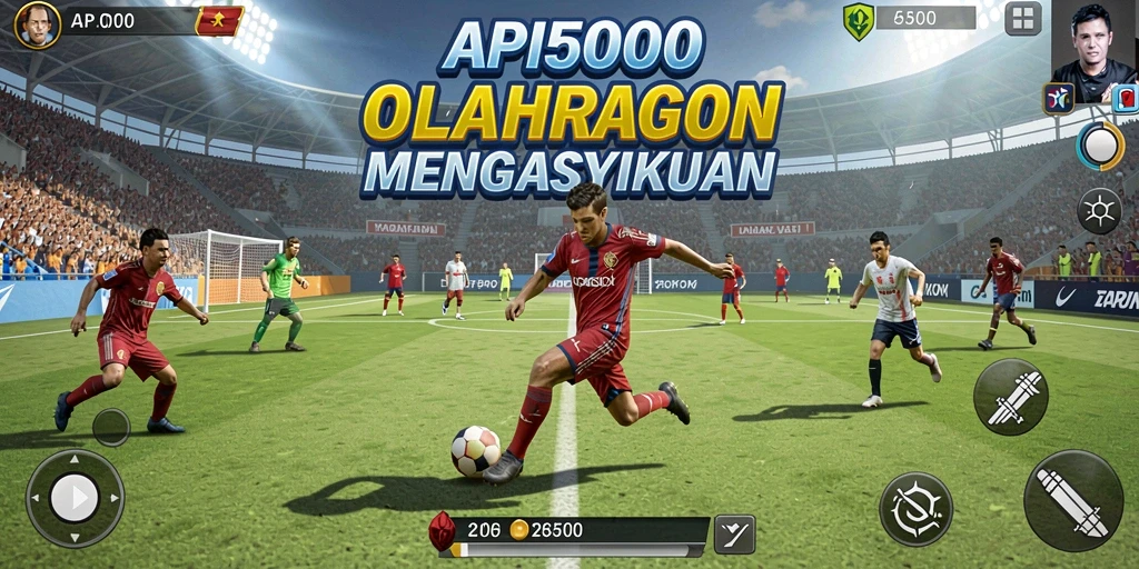 Menampilkan gameplay seru dari game olahraga API5000.