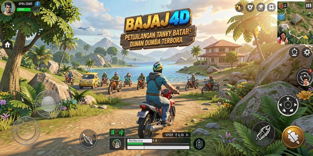 Tampilan gameplay <strong>BAJAJ4D</strong> menampilkan eksplorasi dunia terbuka yang menakjubkan.