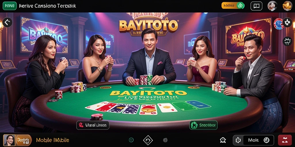 Tangkapan layar gameplay Live Casino di BAYITOTO yang seru.