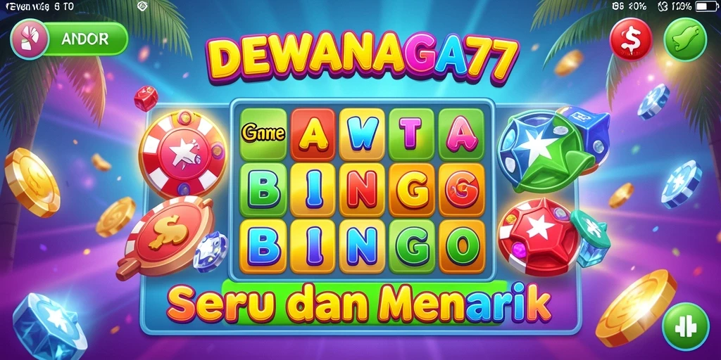 Screenshot gameplay seru DEWANAGA77 saat bermain Bingo.