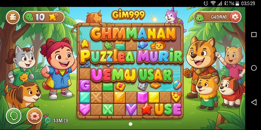 Tampilan gameplay GIM999 yang menantang dan menghibur.