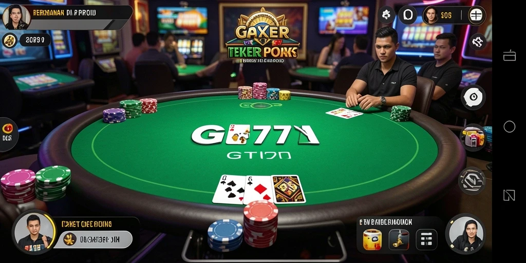 Screenshot GT777 menampilkan gameplay poker yang seru dan interaktif.