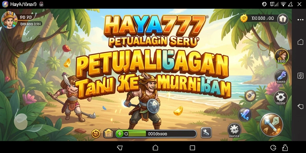Tampilan aksi seru dalam permainan petualangan HAYA777 yang menegangkan.