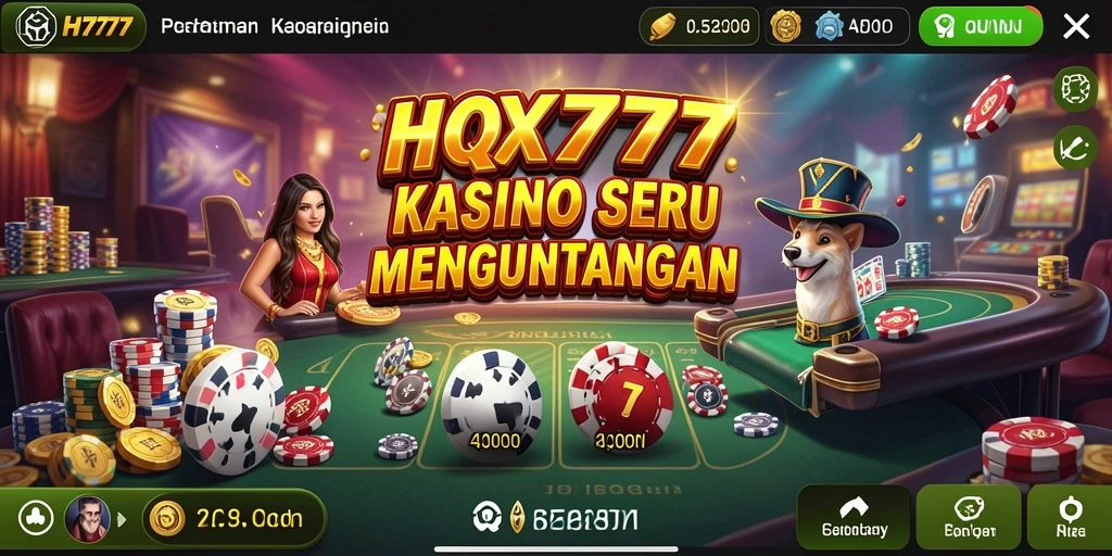 Tampilan gameplay kasino yang menarik dan penuh aksi.