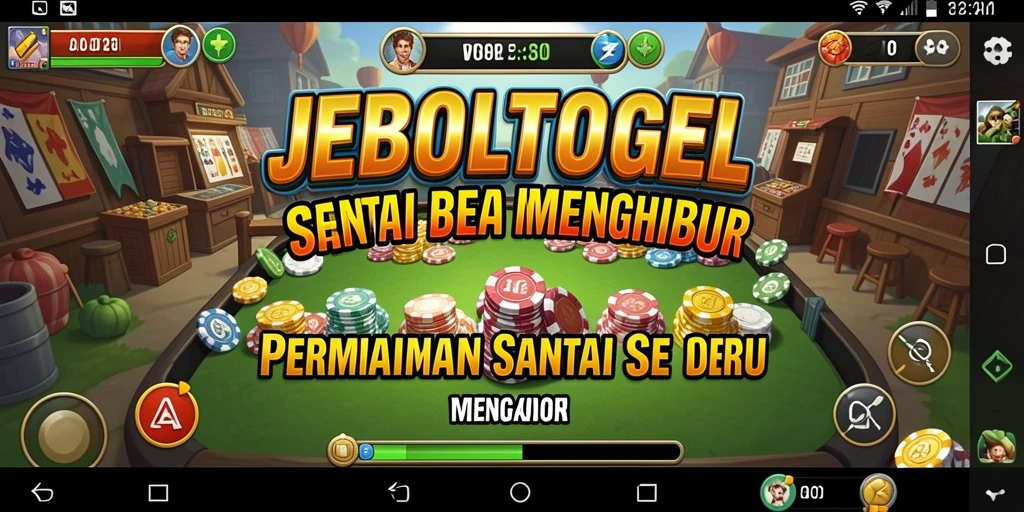 Screenshot JEBOLTOGEL menampilkan gameplay seru dan interaktif.