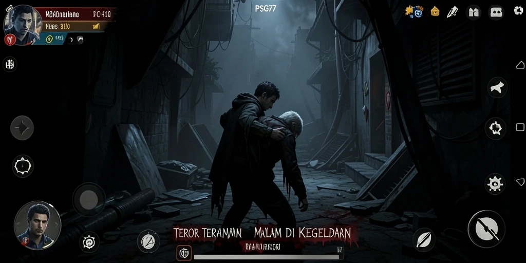 Gameplay PSG77 yang menakutkan dengan atmosfer Horror yang mencekam.