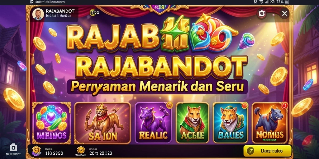 Screenshot gameplay RAJABANDOT menunjukkan grafis yang menarik dan suasana yang mengasyikkan.