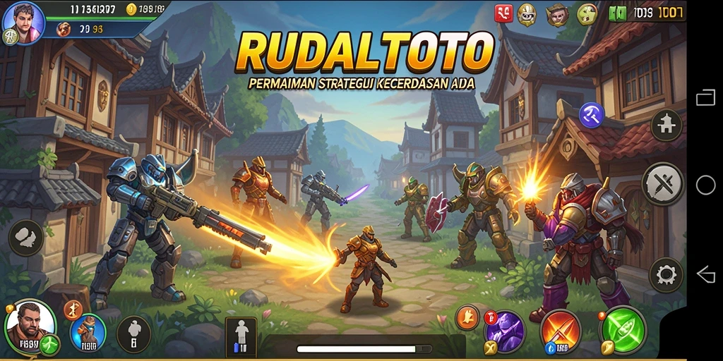 Tampilan gameplay RUDALTOTO dengan strategi yang mendebarkan.