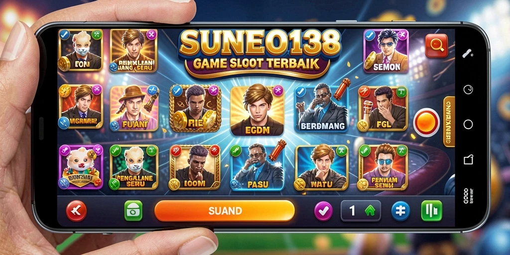 Tampilan gameplay menawan dari SUNEO138 dengan mesin Slot yang beragam.