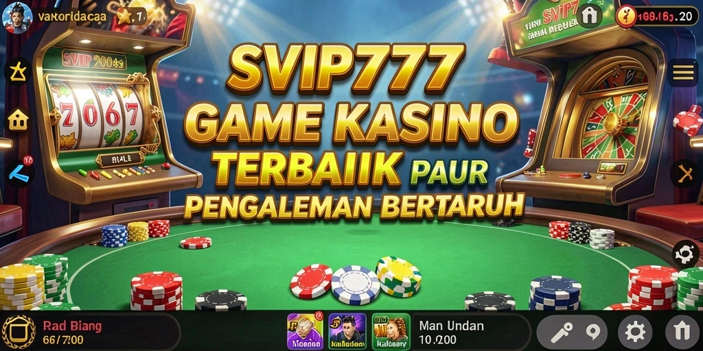 Screenshot gameplay seru dari SVIP777 saat bermain Kasino.