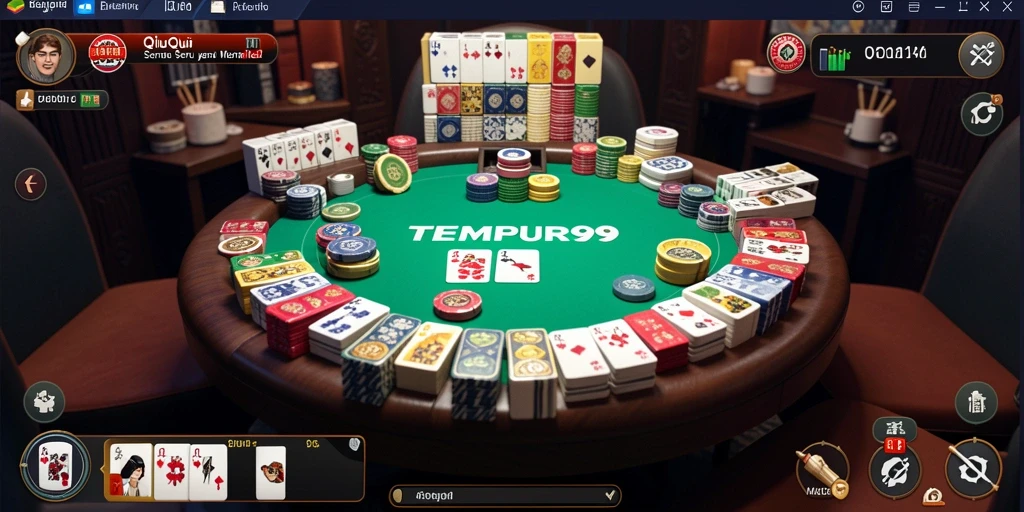Tampilan gameplay seru dari TEMPUR99 yang penuh aksi.