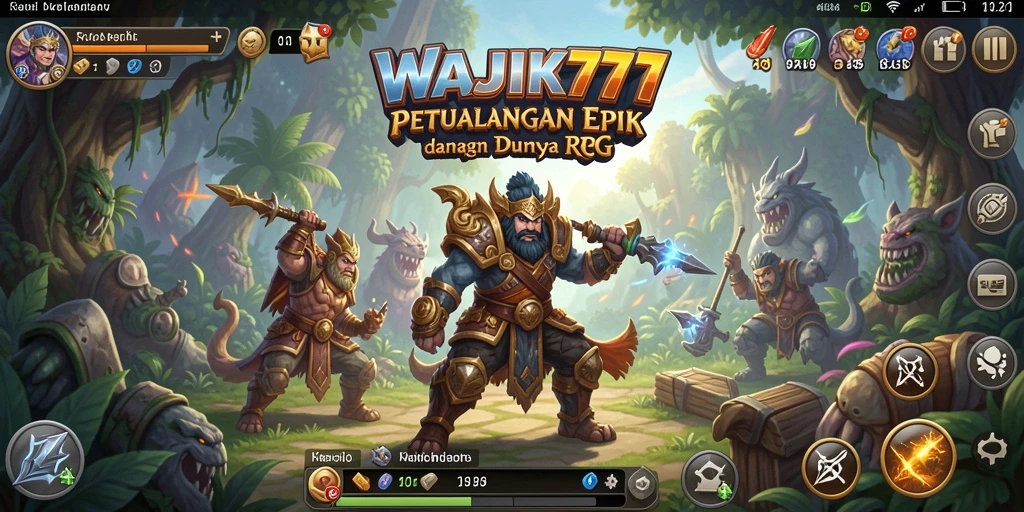 Tampilan gameplay menarik dari WAJIK777 dengan aksi RPG seru.