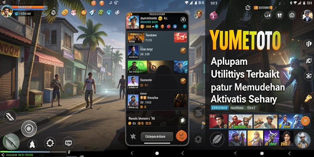 Tampilan antarmuka utama YUMETOTO dengan fitur pengingat dan analisis waktu.